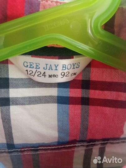 Рубашка для мальчика 2г размер 92