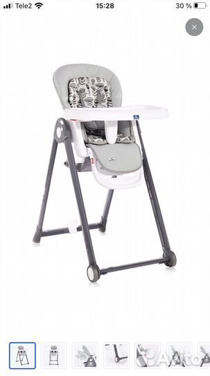 Стульчик кормления шезлонг lorelli +дуга tiny love