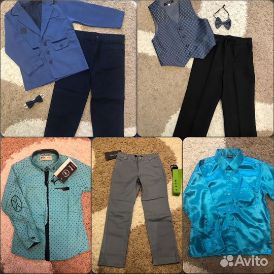 Праздничная одежда для мальчика р.110-116
