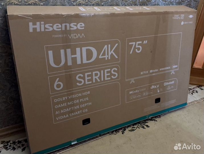 Телевизоры со smart tv 75 дюймов