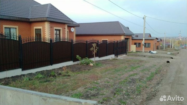 Ворота кованые распашные заборные секции