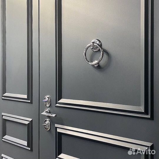 Входная дверь с терморазрывом вставка стекло