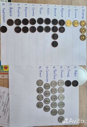 Монеты из магазина Пятерочка, аукционные