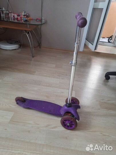 Самокат детский трехколесный бу