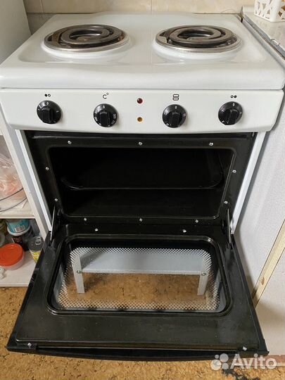 Плита электрическая бу с духовкой 2 конфорки
