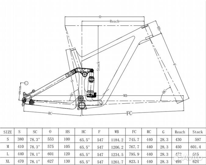 Рама велосипеда