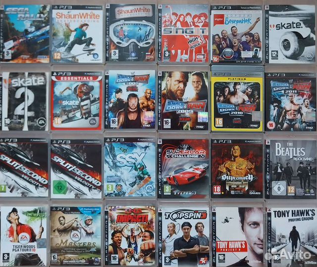 Спортивные игры на ps3, гонки, танцы, футбол пс3