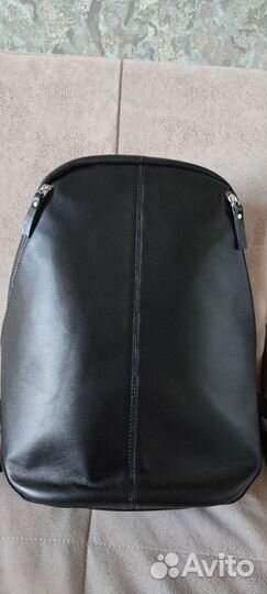 Рюкзак кожаный мужской бу