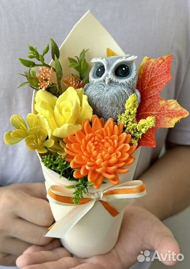 Букет из мыла ручной работы