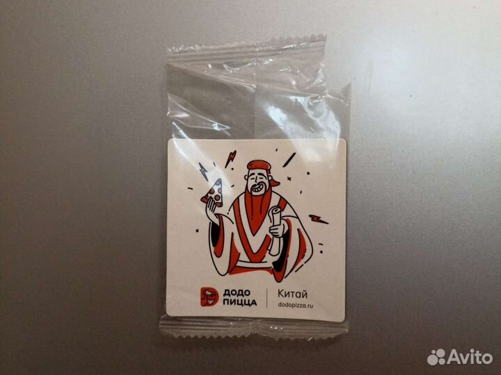 Набор коллекционный Магнит и Наклейки Додо пицца