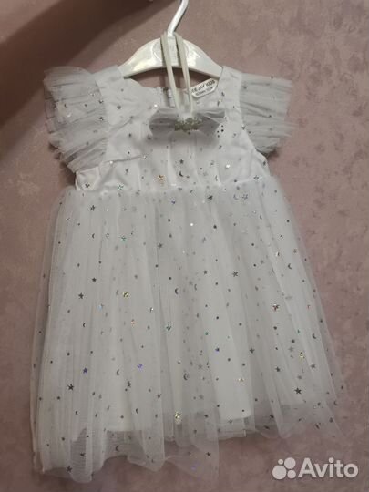 Платье для девочки новогоднее 92