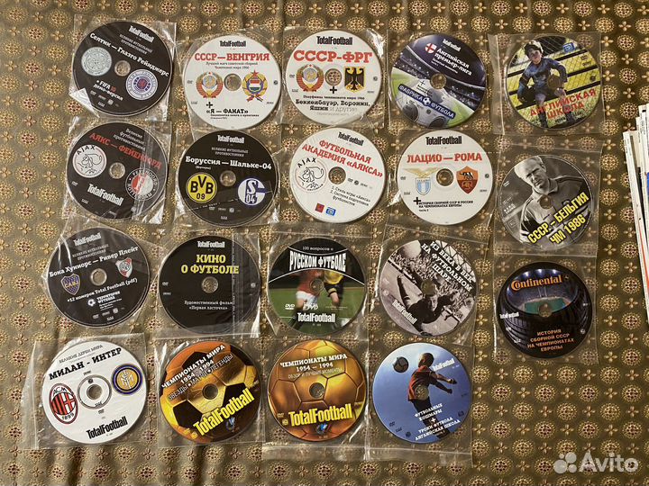 Журналы и диски Total Football
