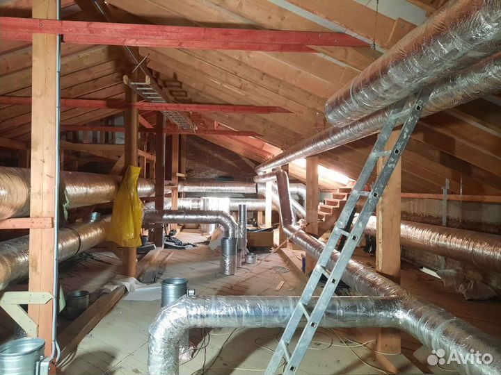 Монтаж-демонтаж систем вентиляции и обслуживание