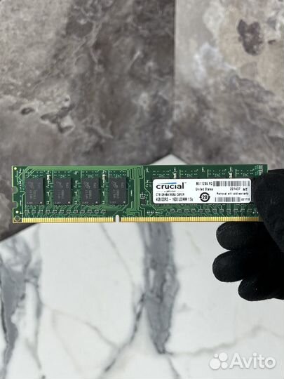 Оперативная память ddr3 4 gb для пк crucial