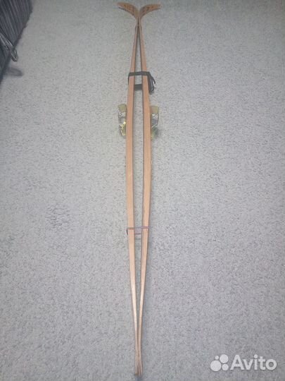 Лыжи деревянные
