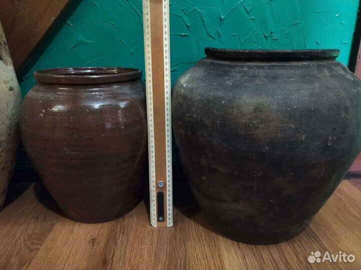 Керамические горшки (корчаги, кринки, гусятницы)