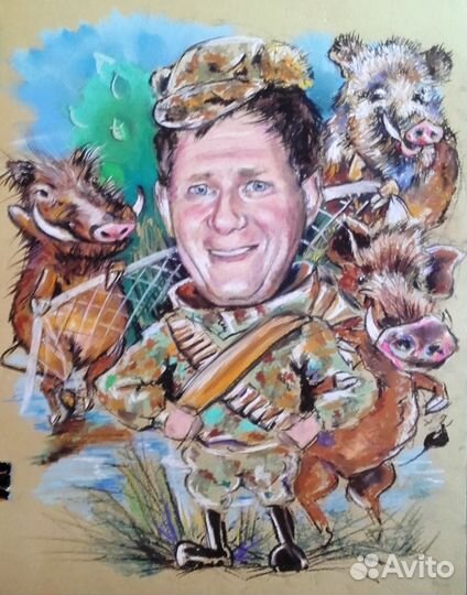 Шаржи и портреты по фото, шаржисты на праздник