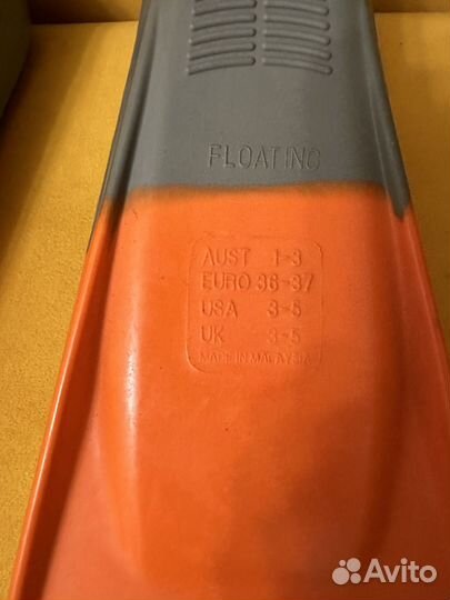 Ласты для плавания детские 35