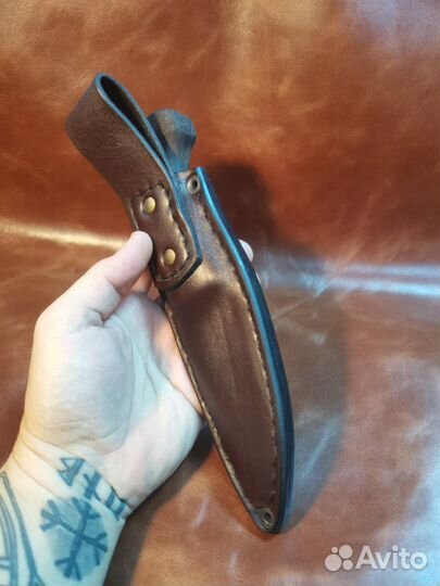 Ножны для ножа кожаные