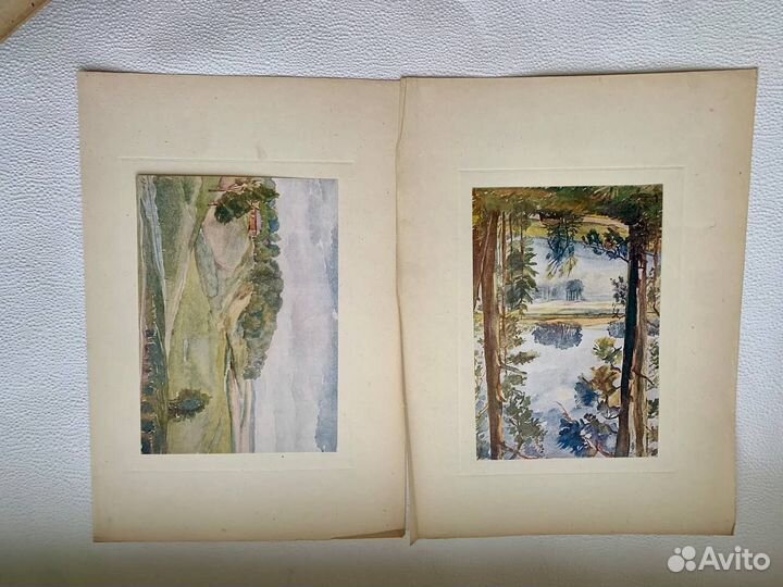 Альбом Пушкинский заповедник, акварели Хижинского