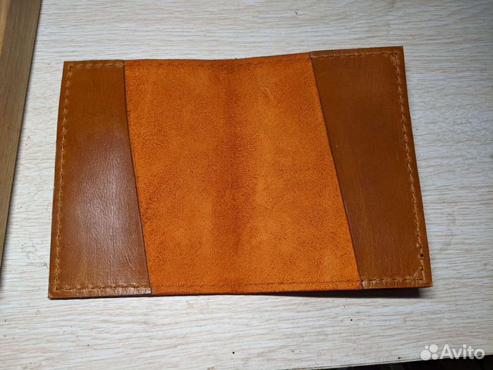 Обложка на паспорт натуральная кожа