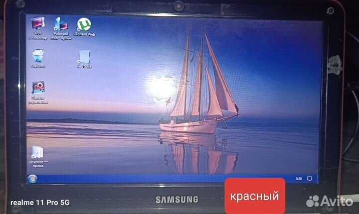 Ноутбук samsung на запчасти