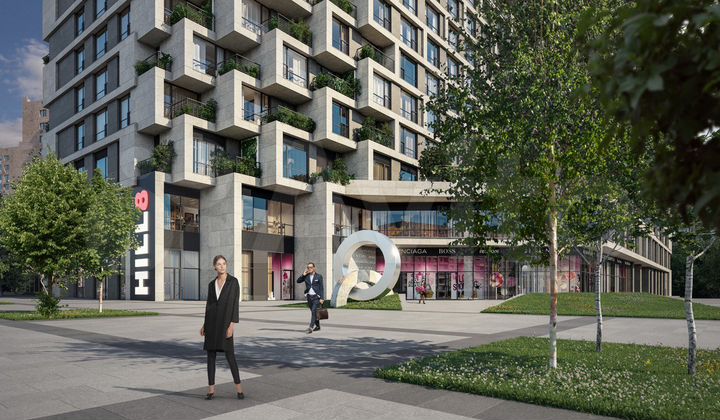 2-к. апартаменты, 111 м², 9/29 эт.