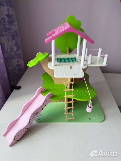 Игрушка дом на дереве (из дерева)