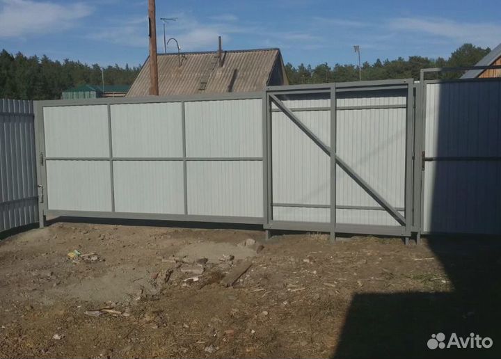 Откатные ворота 