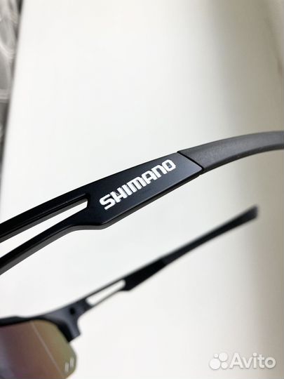 Спортивные очки Shimano зеркальные солнцезащитные