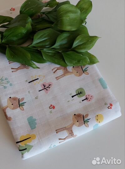 Непромокаемые муслиновые пелёнки