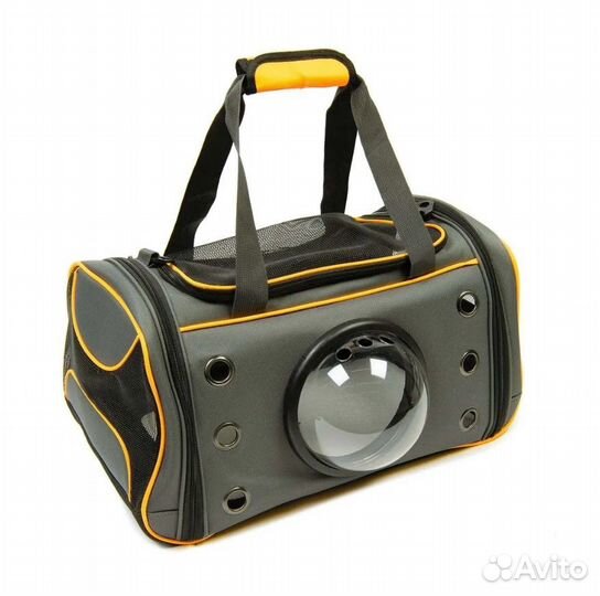 Переноска для собак Зоозавр OS Серый