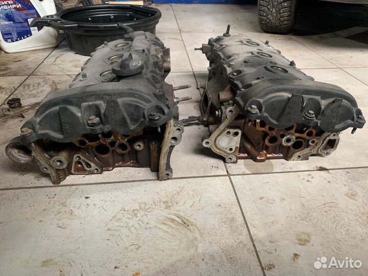 ГБЦ, крышка передняя, форсунки, насос масляный