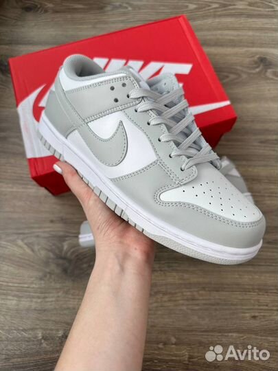 Кроссовки Nike Dunk low Grey fog