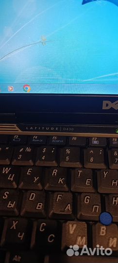 Ноутбук dell latitude d430 2ядра 2 Гб без зарядки