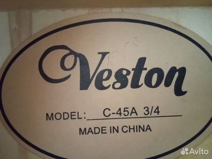 Классическая гитара бу Veston C-45A 3/4