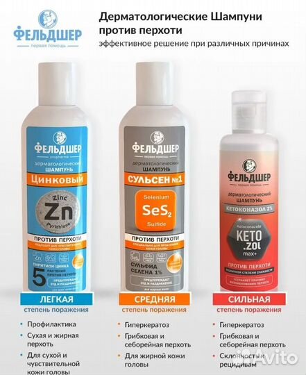 Лечебный шампунь для волос от перхоти и выпадение