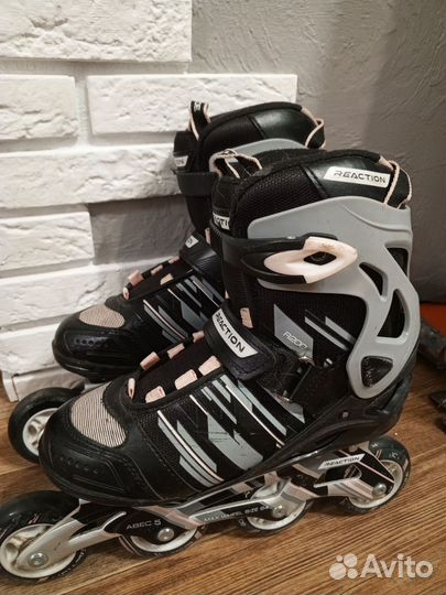 Роликовые коньки женские reaction r200