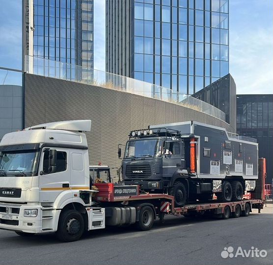 Услуги трала / Негабаритные перевозки тралом