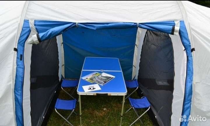 Палатка двухкомнатная с тамбуром lanyu 1699