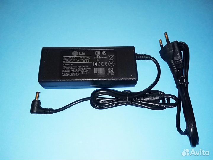 Блок питания 24V 3A 72W 5.5x2.5 мм