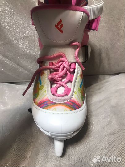 Коньки детские раздвижные для девочек 26 29