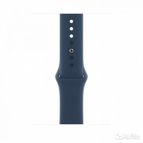 Ремешок силиконовый Abyss Blue Sport Band (Синий омут) Apple Watch 45mm (42mm; 44mm) mkuw3ZM/A