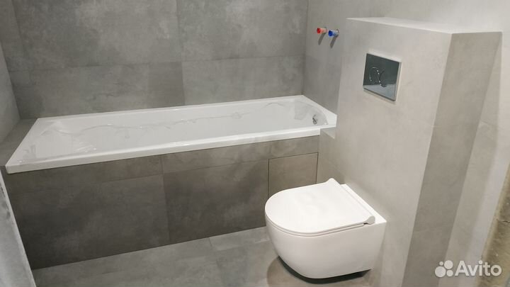 Ремонт ванны под ключ