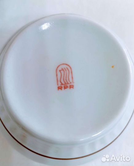 Винтаж Остатки фарфорового сервиза старая Рига