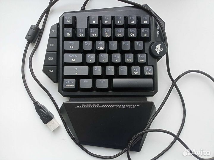 Игровая механическая клавиатура для одной руки