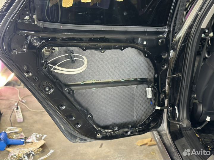 Установка шумоизоляции на авто