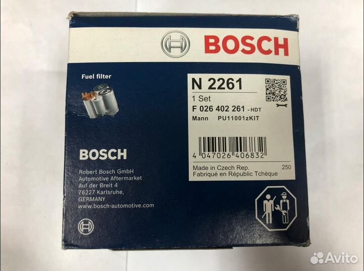 Фильтр топливный на бак M654 (F026402261)