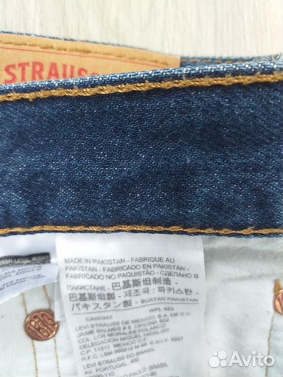 Джинсы Levi's 504 p.35/32