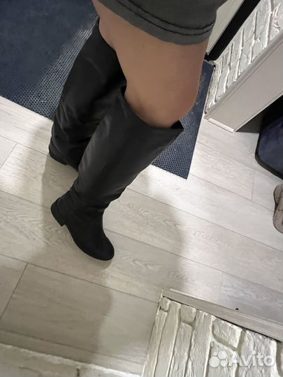 Сапоги женские натуральная кожа 38 размер зимние